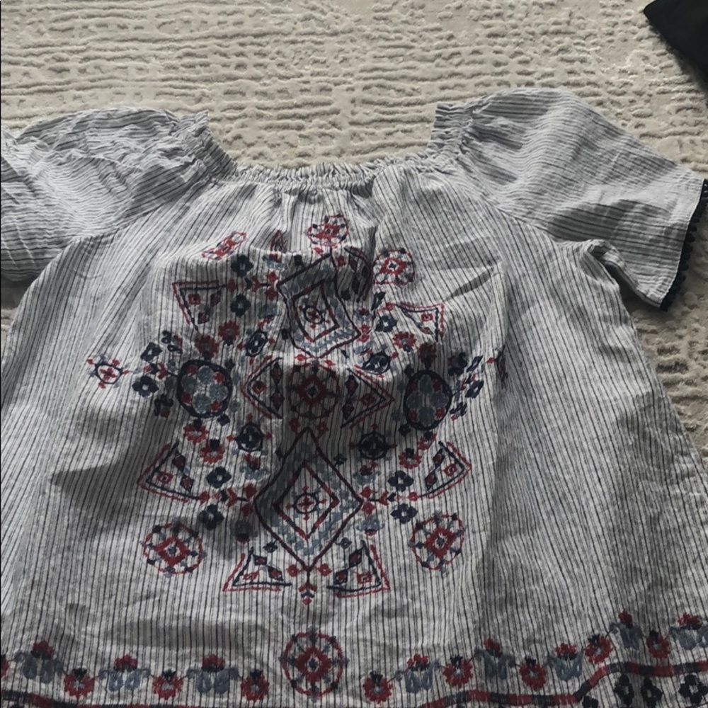 Off the shoulder shirt